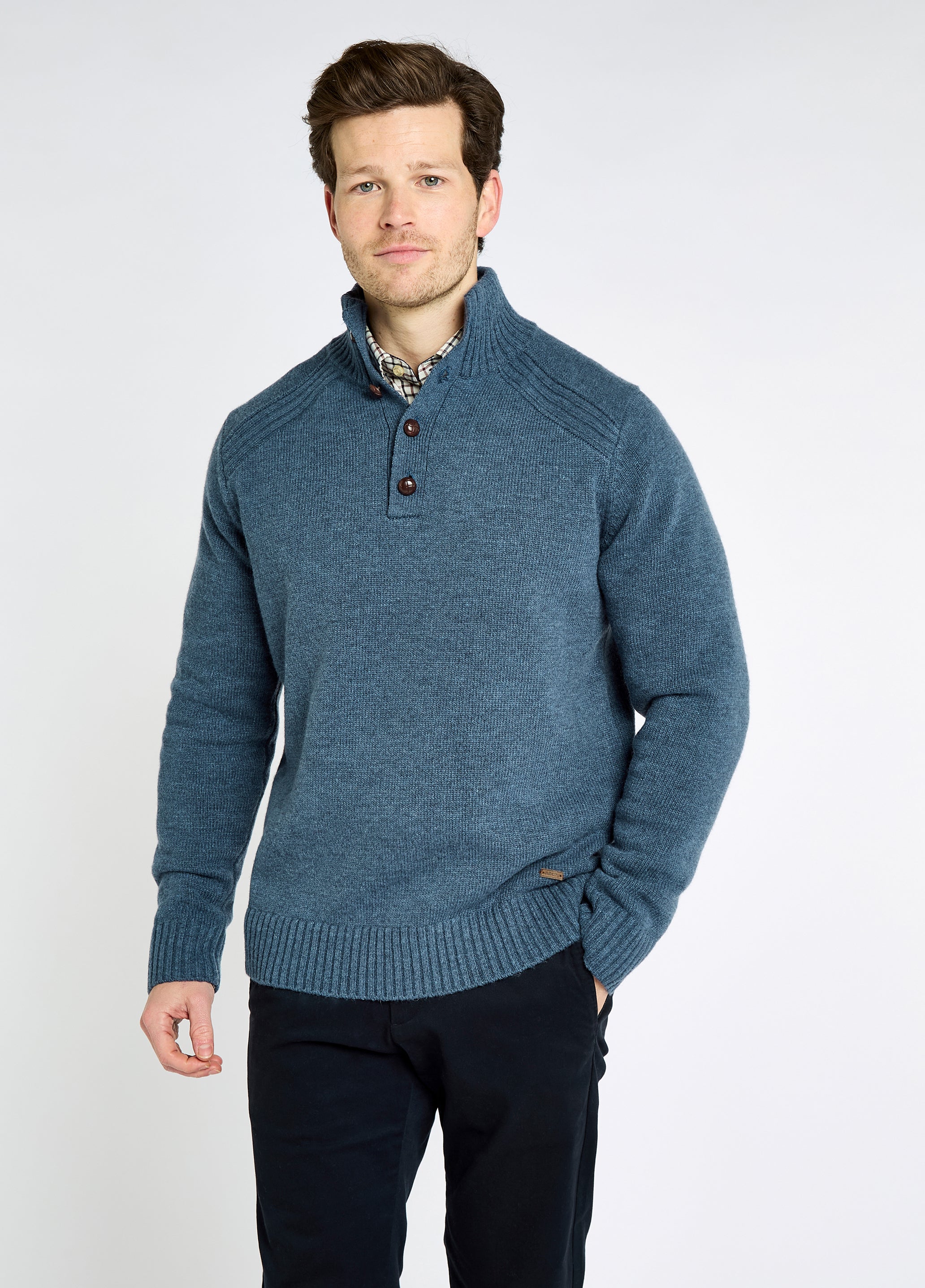 Dubarry Men's Shields Knit in Indigo