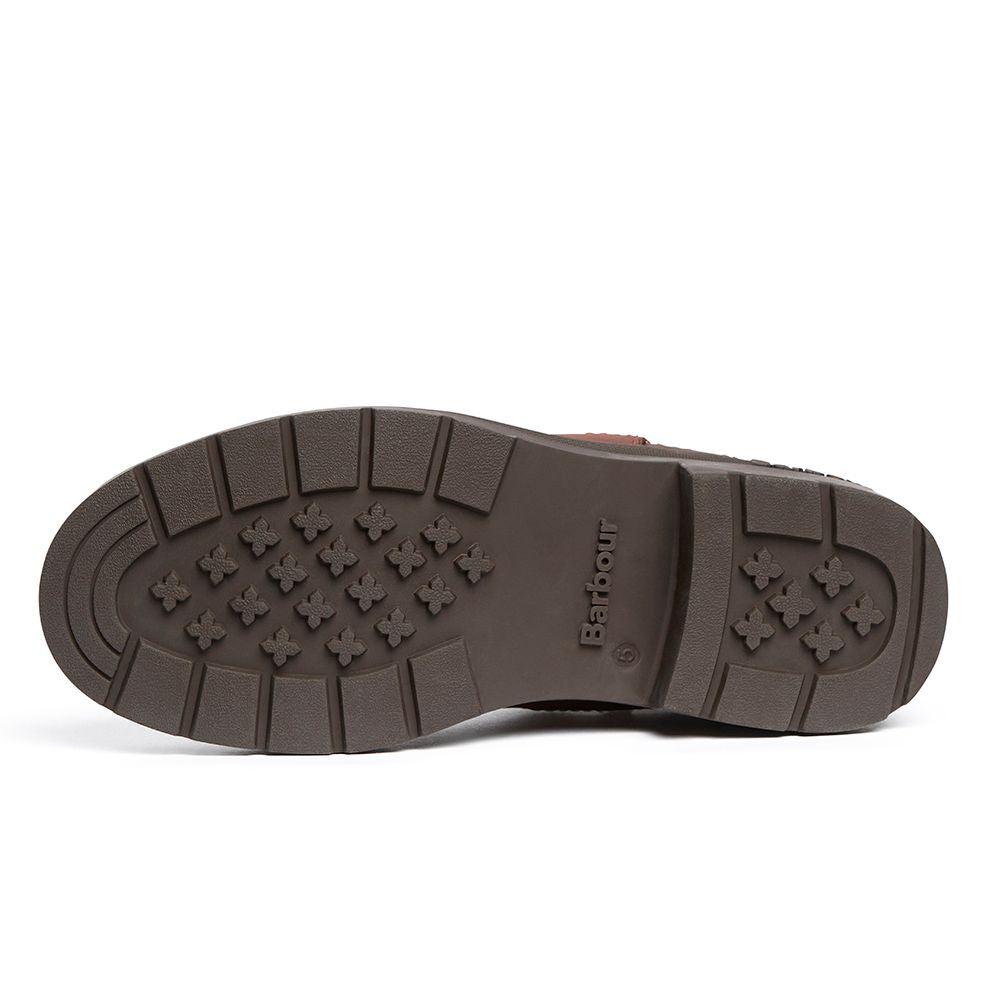 Barbour Ladies Amble Chelsea Boot in Mahogany/Choc Nubuck