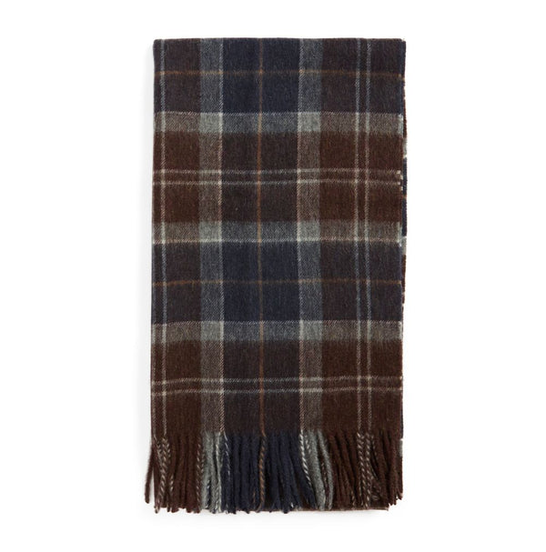 Barbour Braden Tartan Scarf in Midnight Oak Tartan