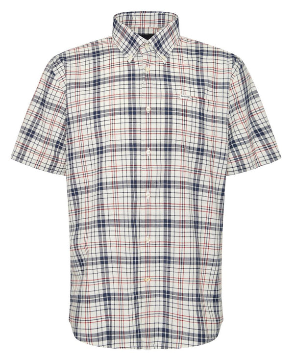 Barbour Men's Drafthill S/S Regular Shirt in Navy