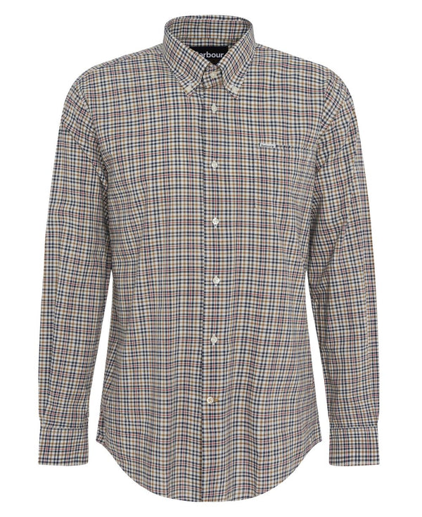Barbour Men's Durand Shirt in Dark Tan