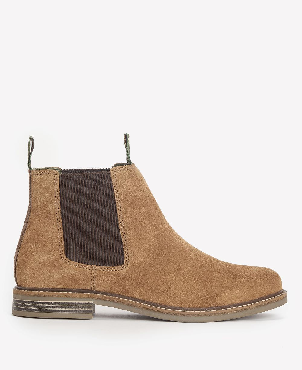 Barbour Men's Farsley Chelsea Boot in Fawn Suede