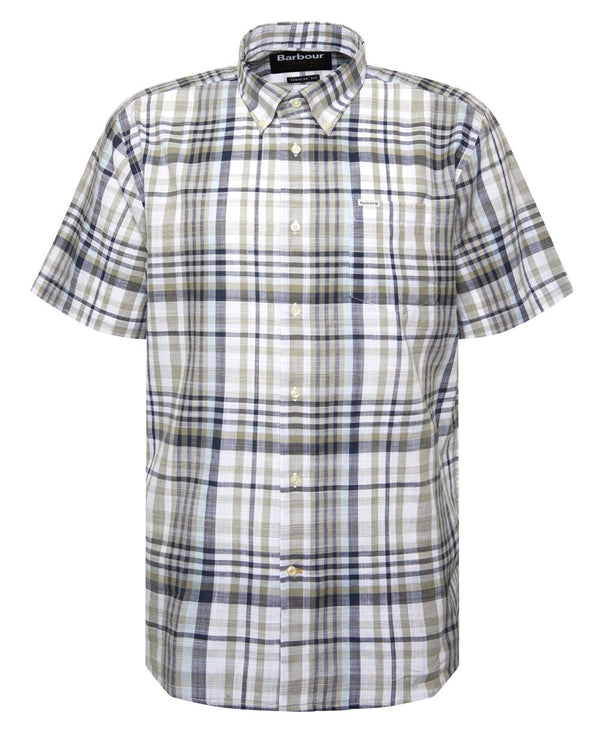 Barbour Men's Hartley S/S Regular Shirt in Olive