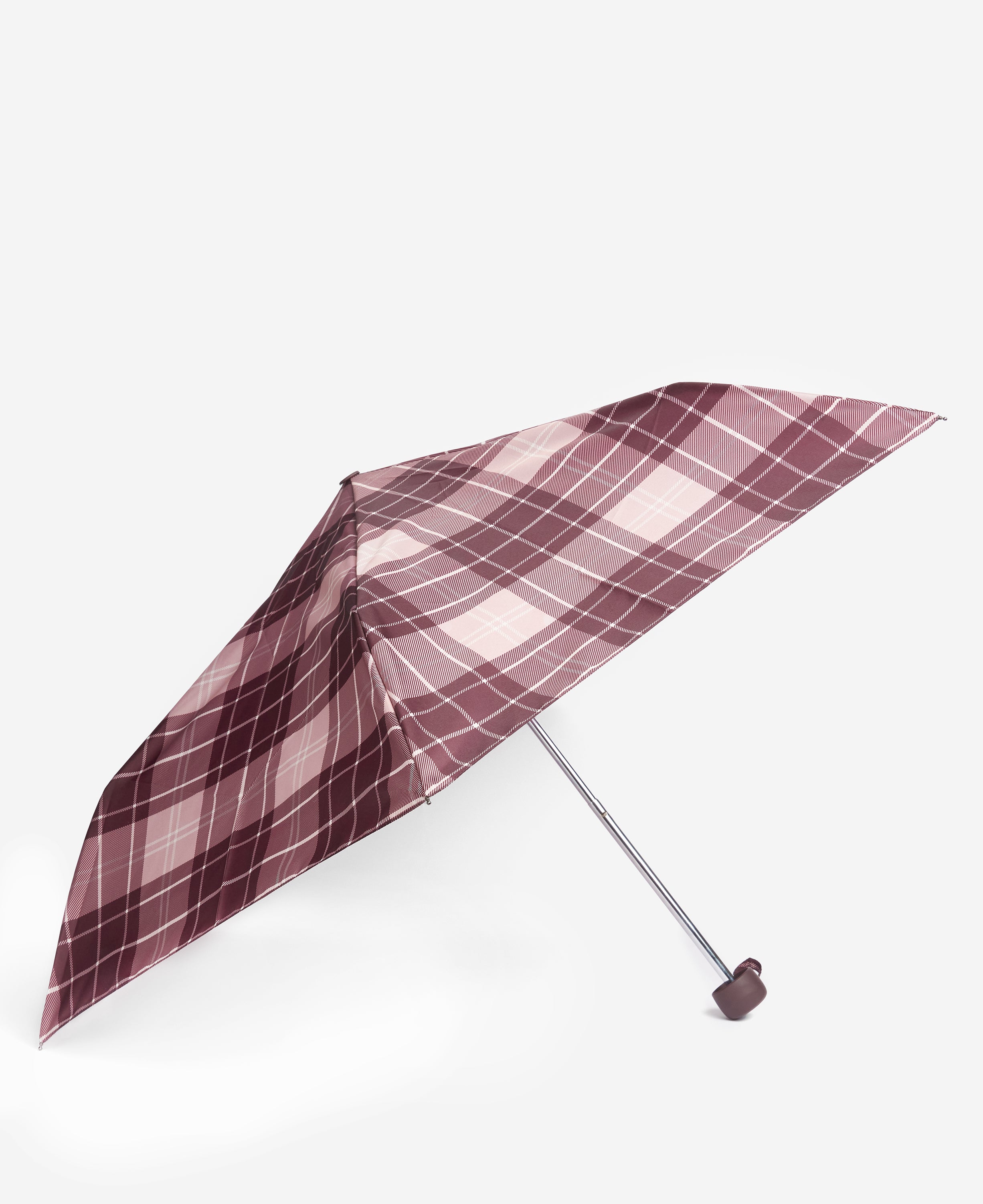 Barbour Ladies Portree Umbrella in Gardinia Tartan
