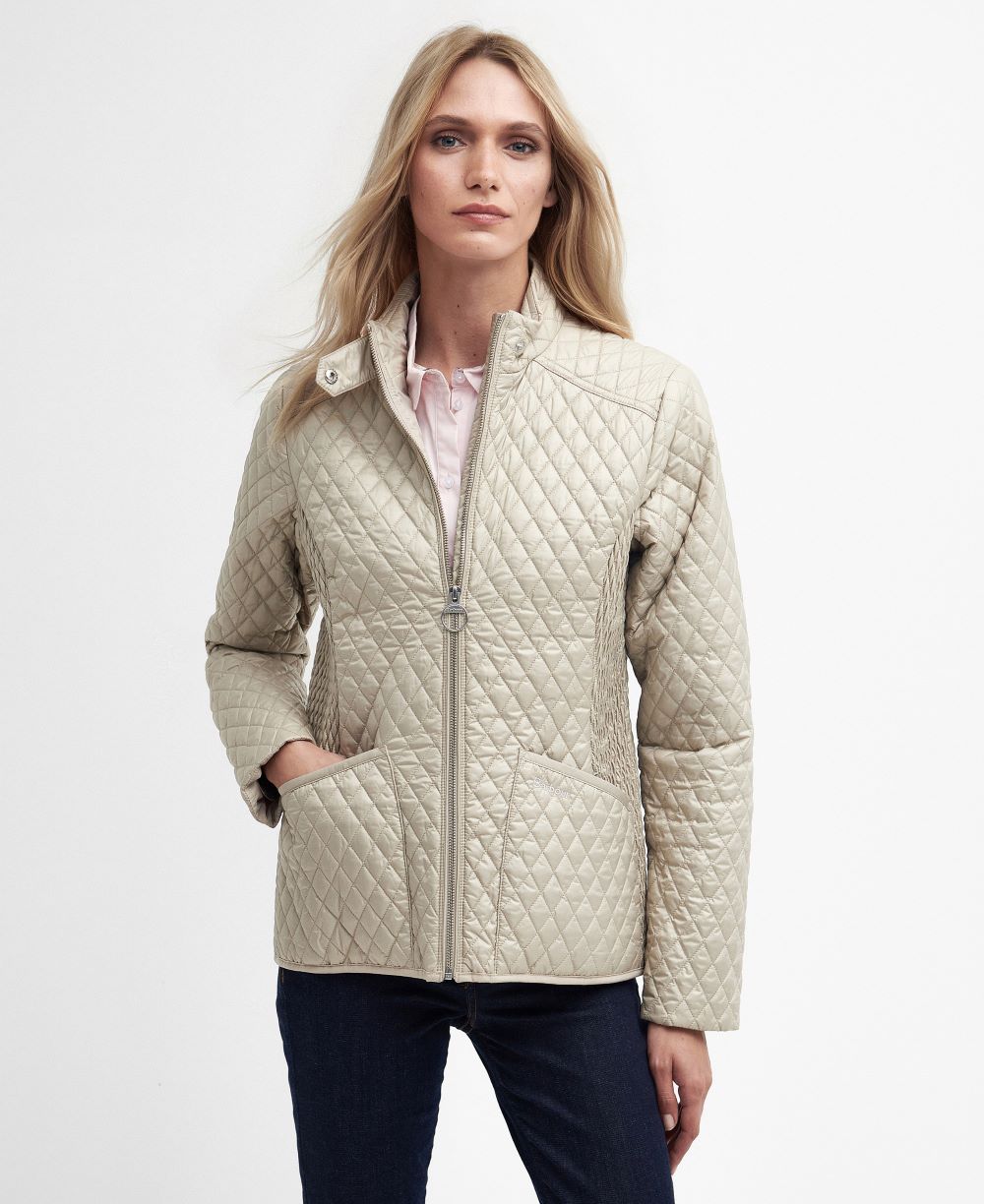 Barbour Ladies Swallow Quilt in Light Sand