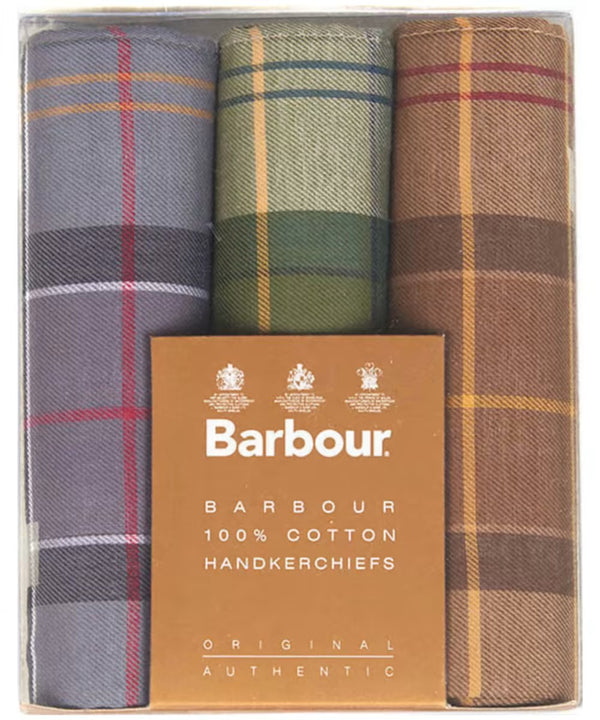Barbour Assortment Handkerchief Set in Ancient Tartan