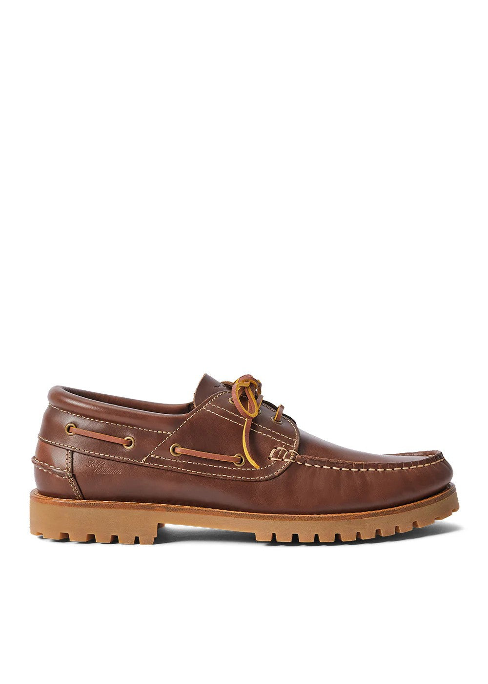 R.M Williams Men's Dockyard Boat Shoe in Brown