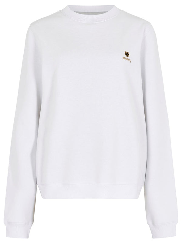 Dubarry Ladies Glenside Crewneck Sweatshirt in White