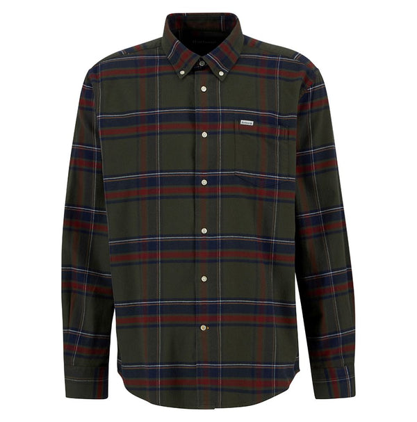 Barbour Men's Dogwood Regular Fit Shirt in Olive