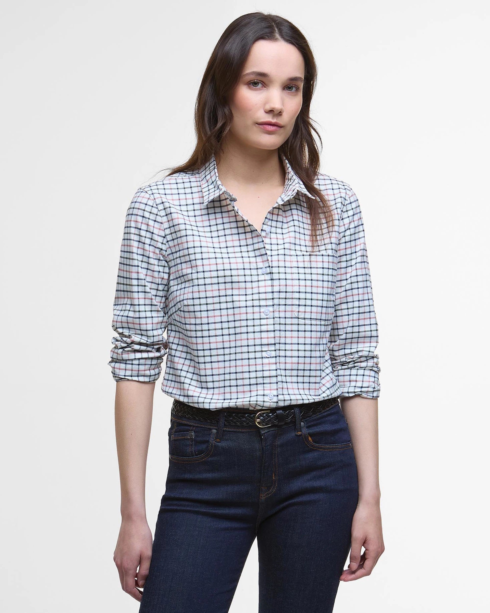Barbour Ladies Woodside Shirt in Arabesque Check