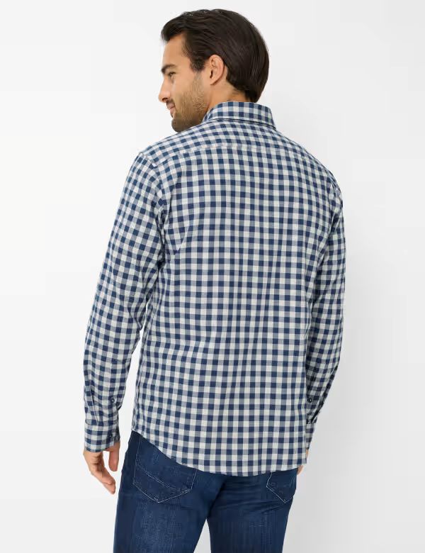 Brax Men's Daniel Shirt in Blue