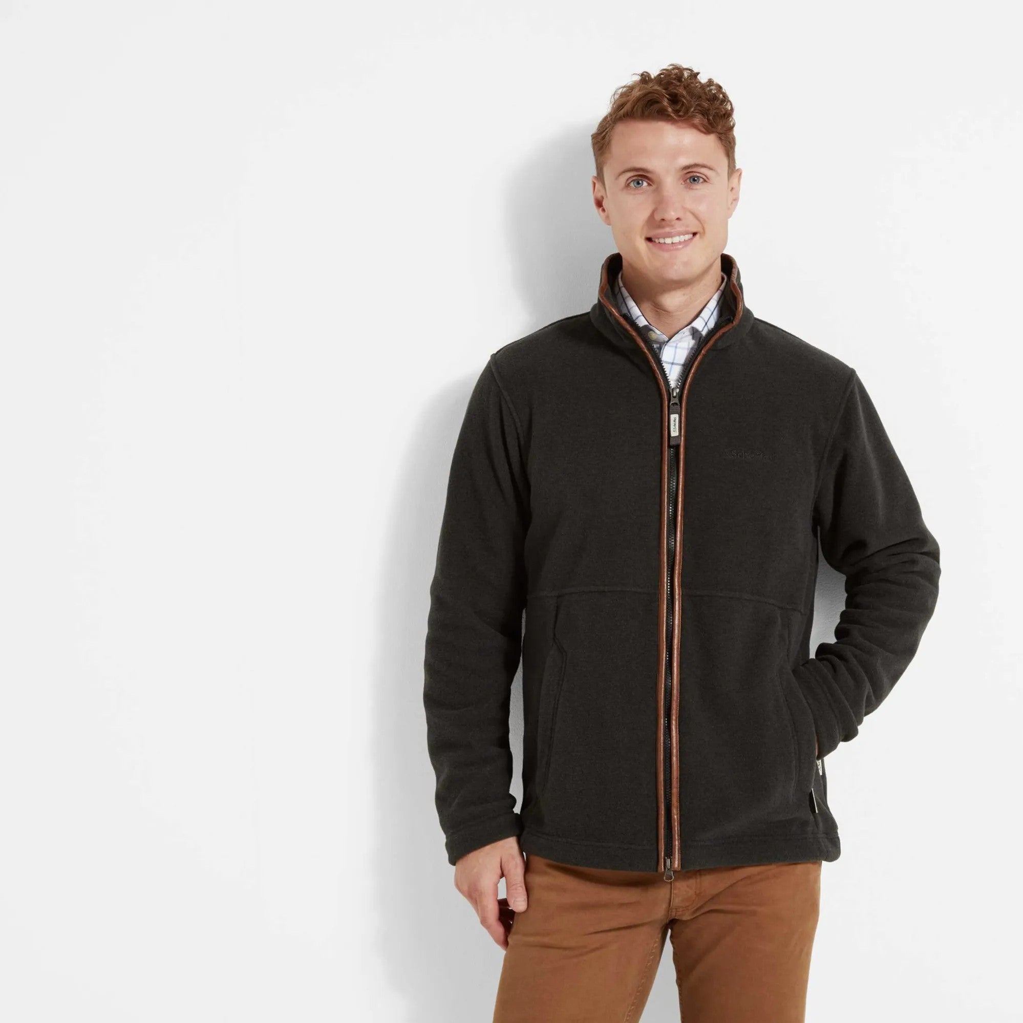 Schoffel Men's Cottesmore Fleece in Gunmetal