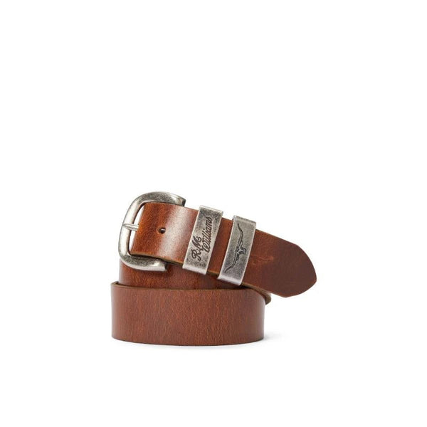 R.M Williams Men's Drover Belt in Mid Brown
