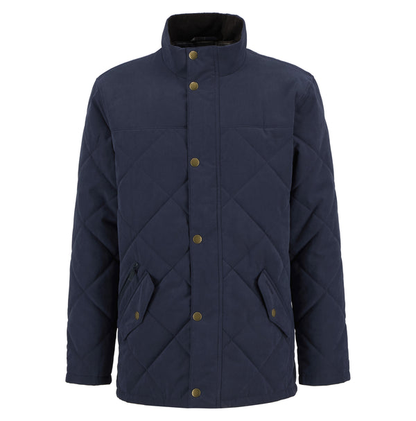 Barbour Men's Elter Quilted Jacket in Navy