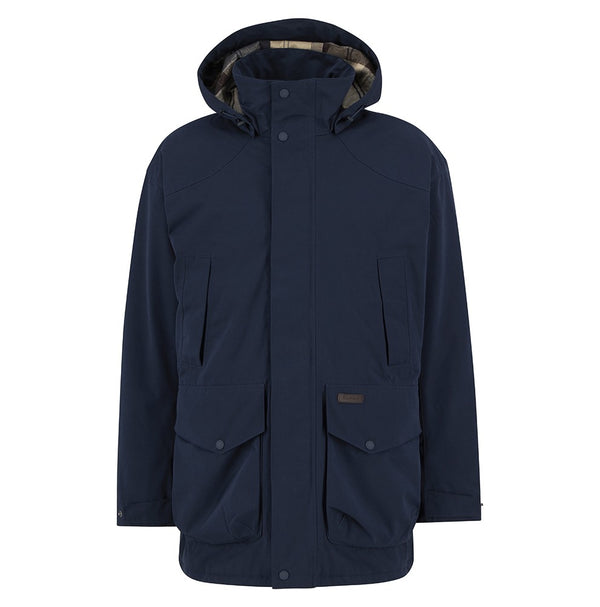 Barbour Men's Farlam Waterproof Jacket in Navy