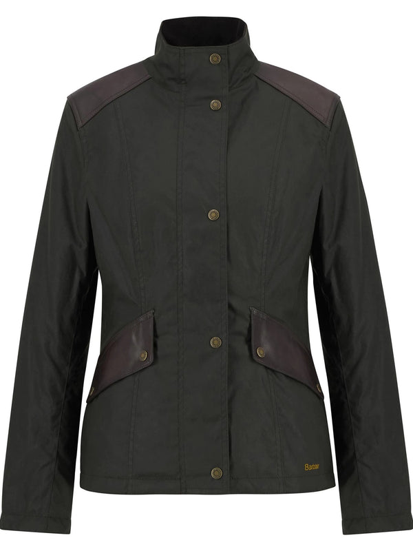 Barbour Ladies Fern Waxed Jacket in Fern/Classic