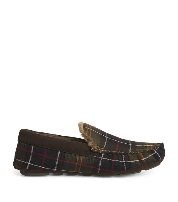 Barbour Men's Monty Slippers in Classic Tartan