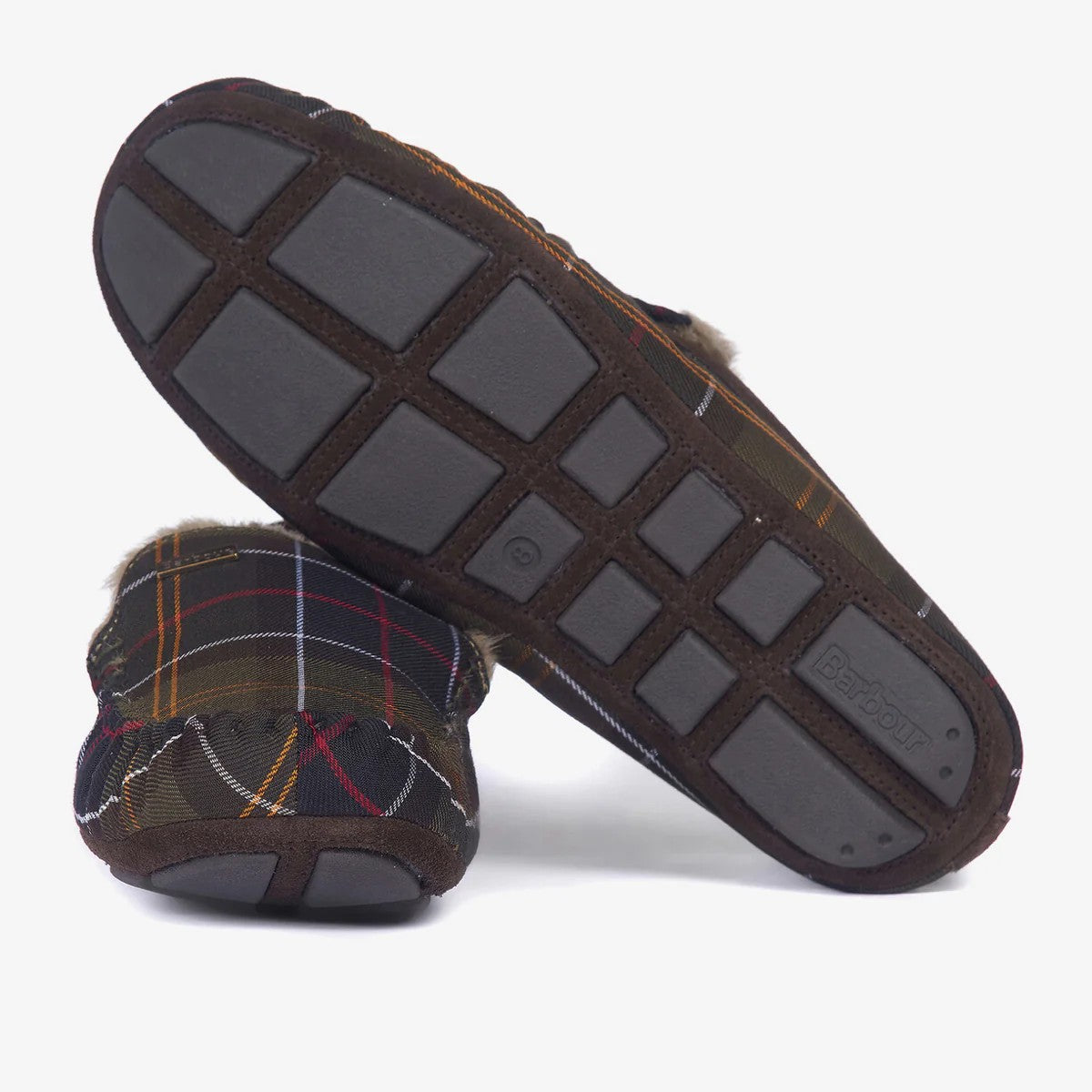 Barbour Men's Monty Slippers in Classic Tartan