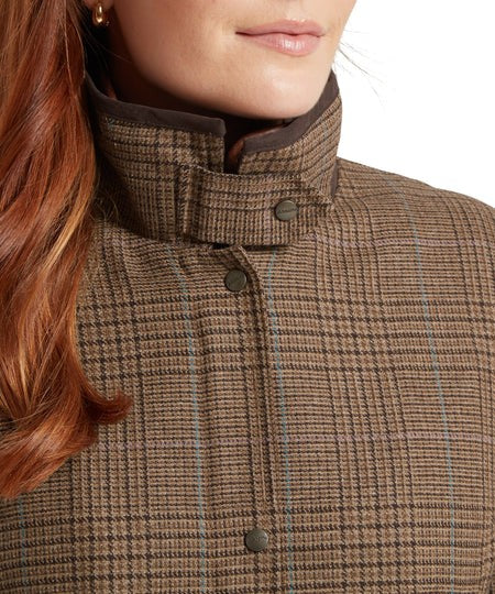 Schoffel Ladies Murra Tweed Coat in Teviot Tweed