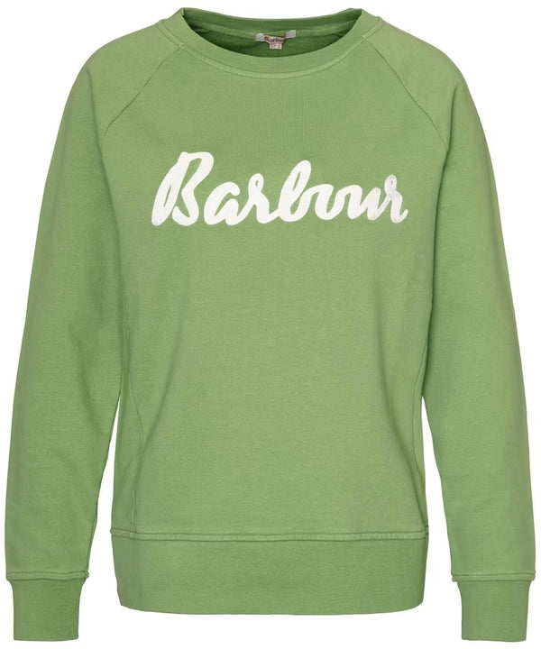 Barbour Ladies Otterburn Sweatshirt in Green
