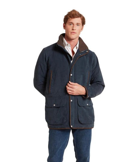 Schoffel Men's Oundle Waterproof Country Jacket in Carbon Navy
