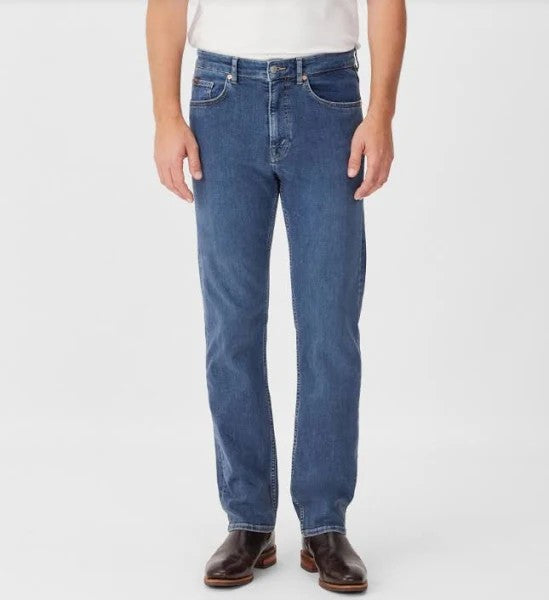 R.M Williams Men's Ramco Denim Jeans in Light Blue