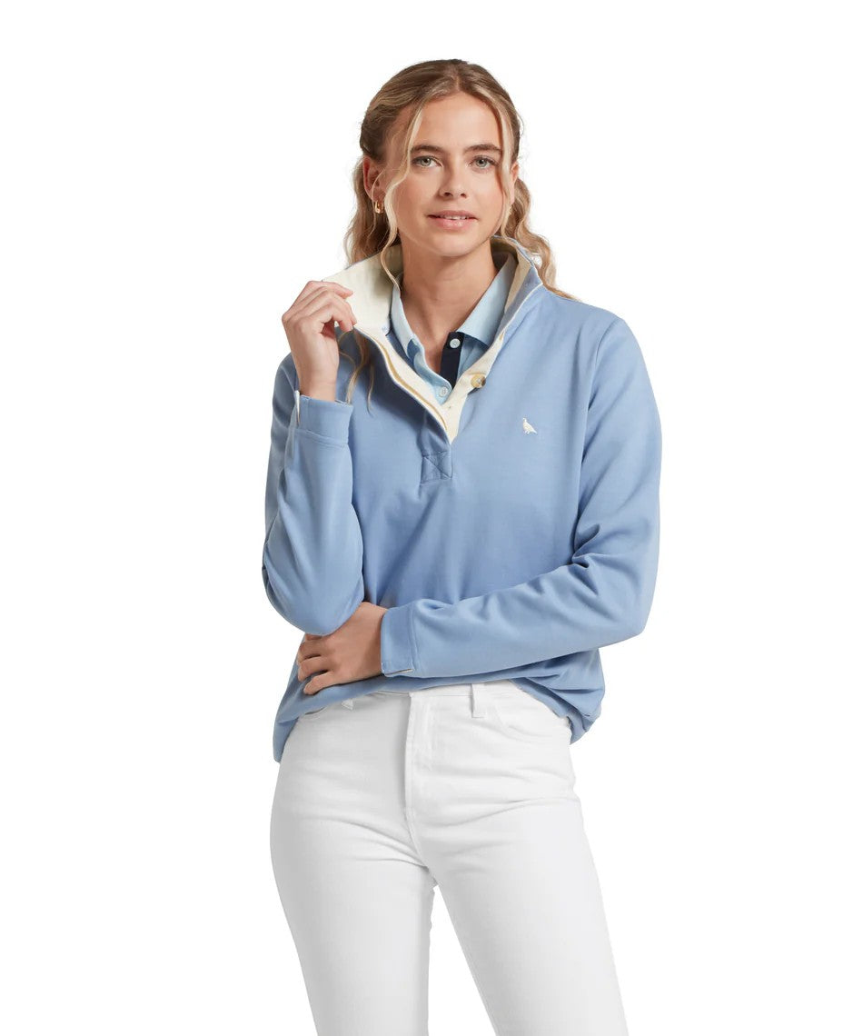 Schoffel Ladies Sandown Sweatshirt in Denim Blue