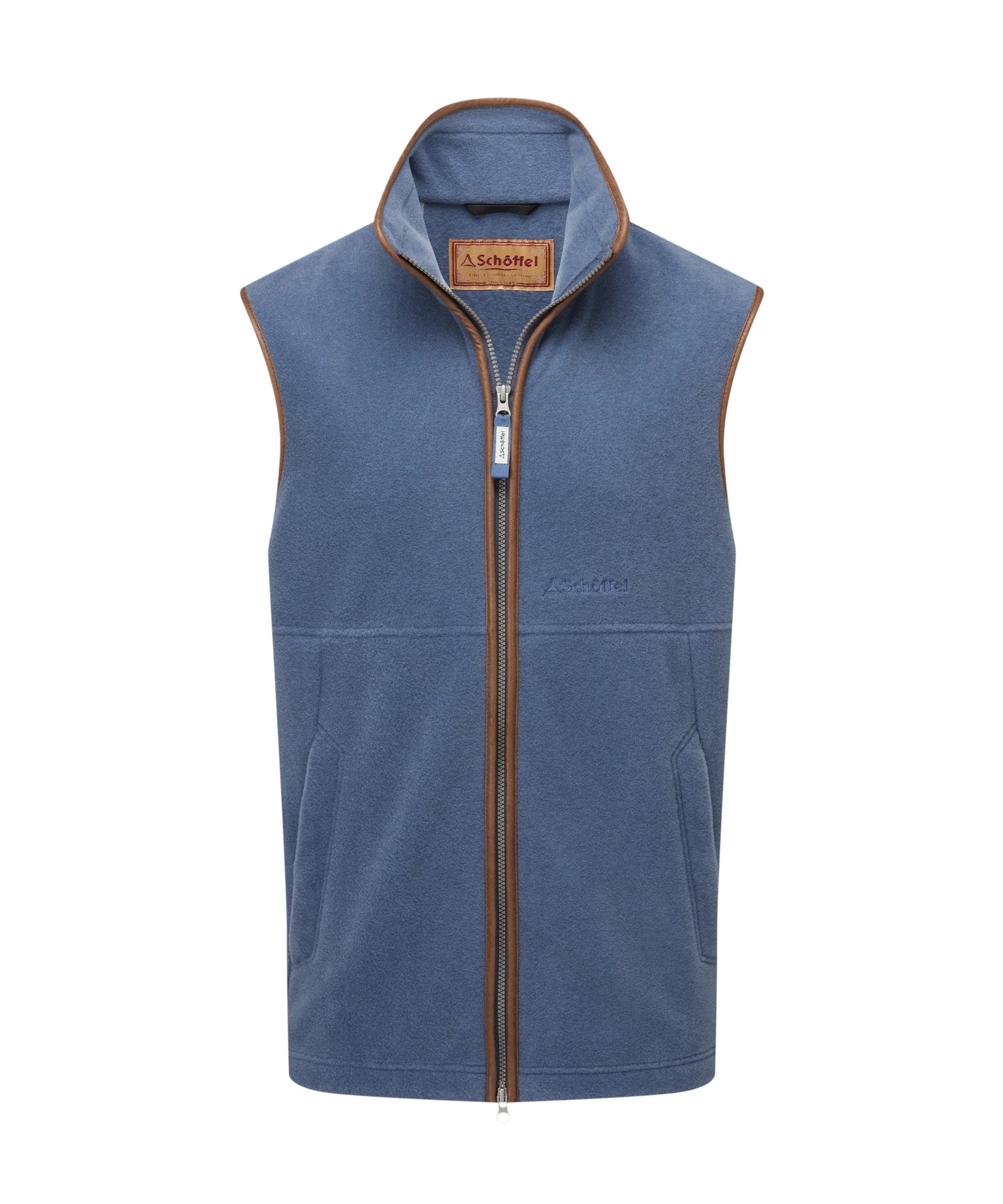 Schoffel Men's Oakham Fleece Gilet in Storm Blue