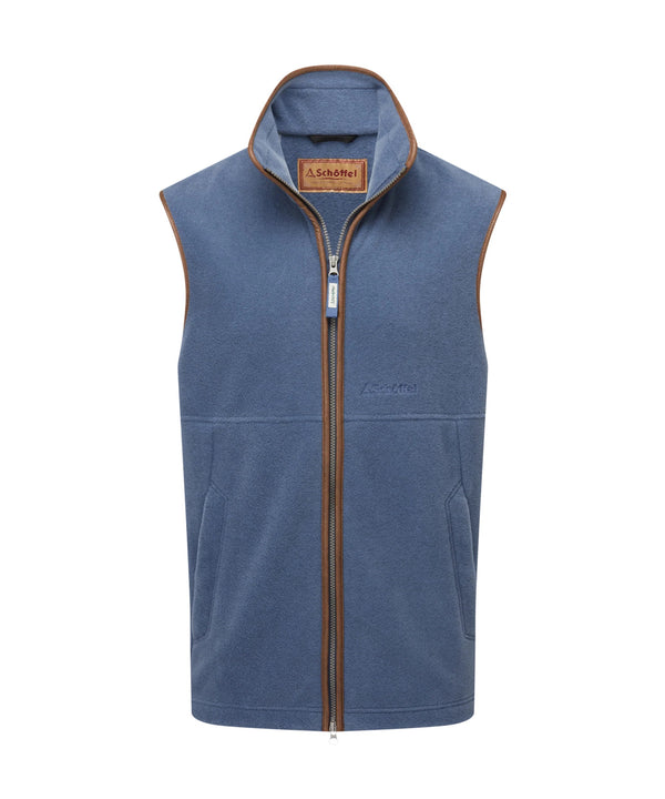 Schoffel Men's Oakham Fleece Gilet in Storm Blue