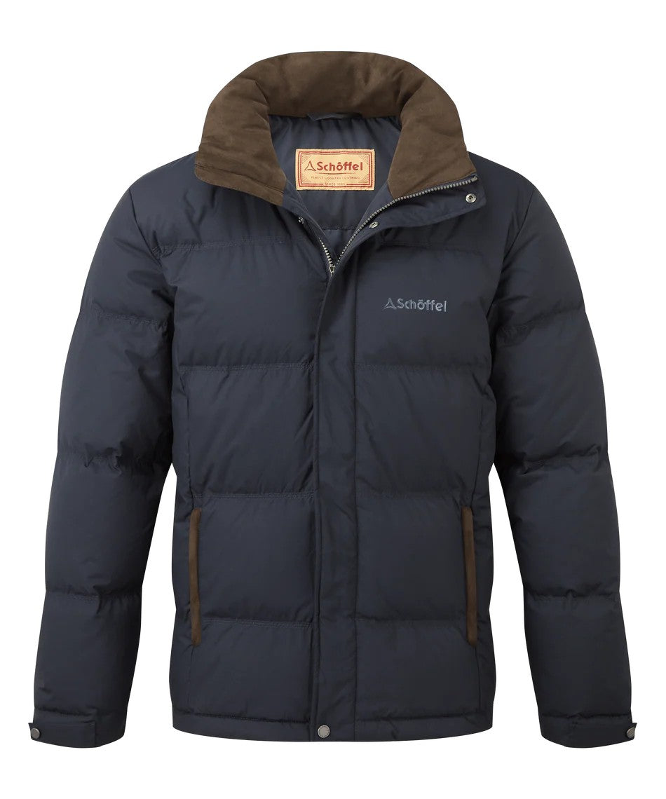 Schoffel Men's Twickenham II Down Jacket in True Navy