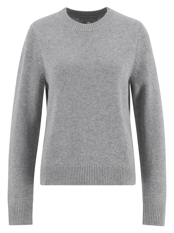 Barbour Ladies Woodhouse Crewneck Jumper in Grey