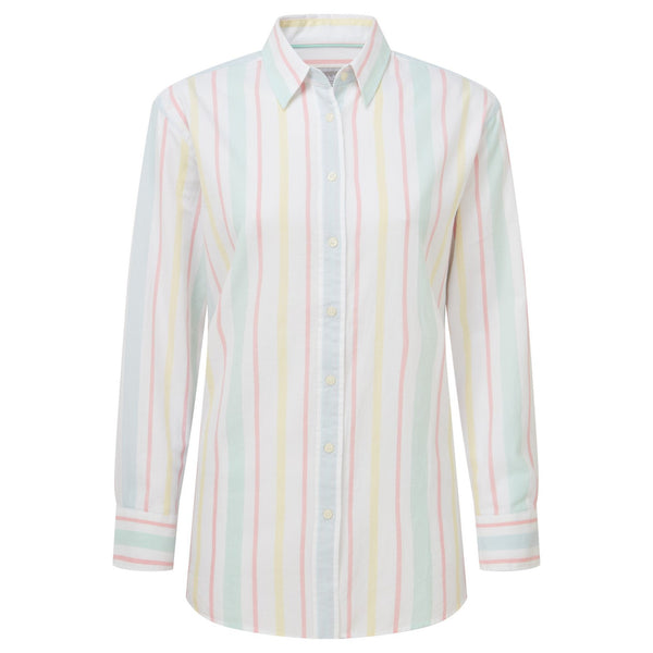 Schoffel Ladies Walberwick Cotton Shirt in Multi Stripe