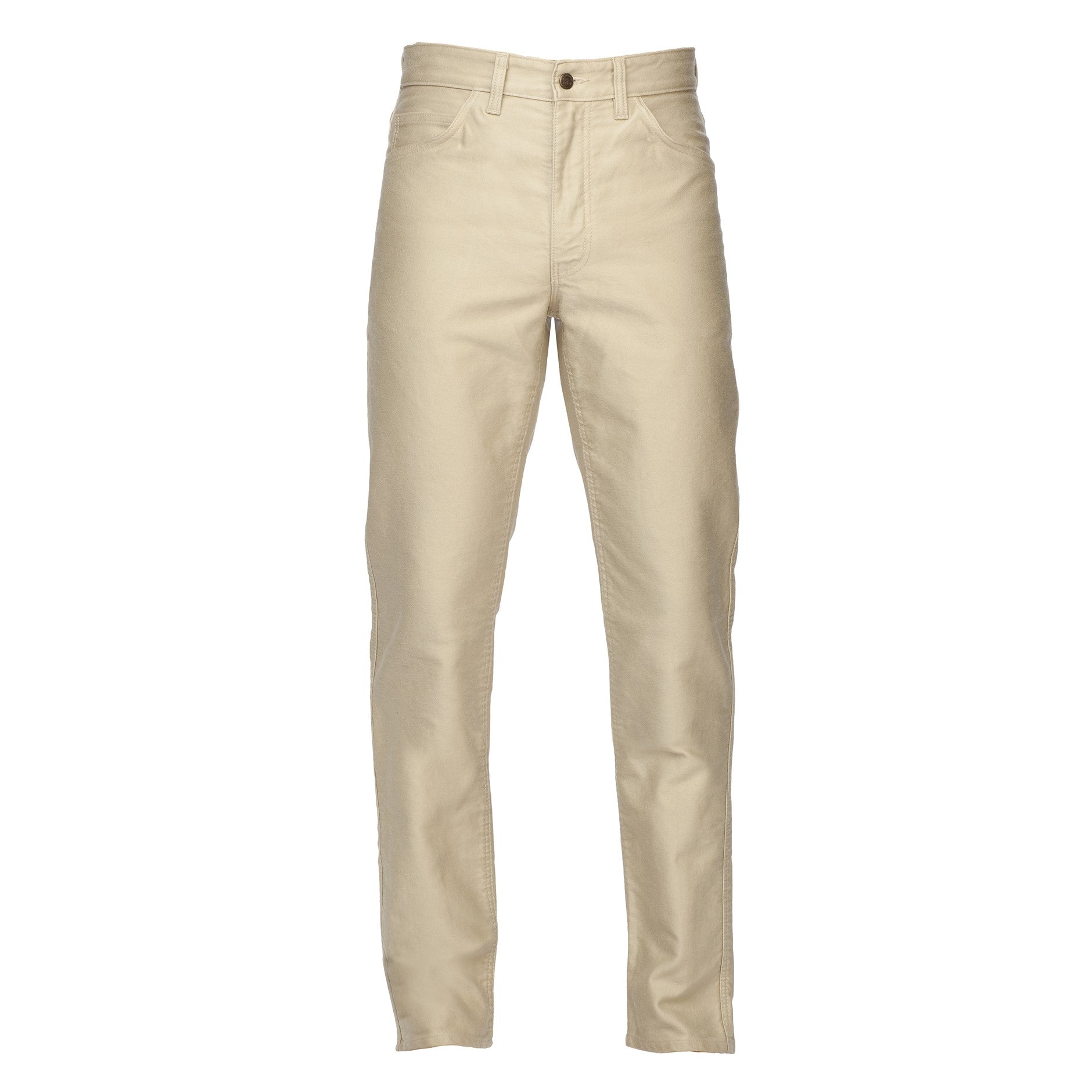 Williams Men's Cleanskin Moleskin Jeans in Bone (Made in Australia)