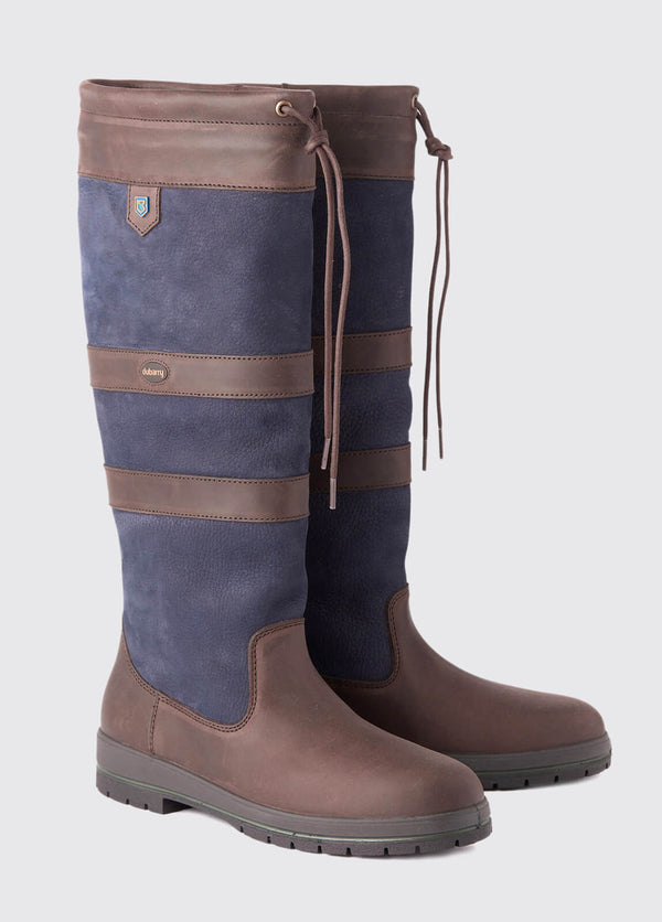 Dubarry Galway Country Boot in Navy/Brown