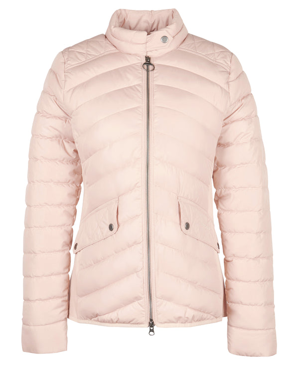 Barbour Ladies Stretch Cavalry Quilt in Pink