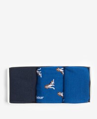 Barbour Men's Sock Set in Blue Beagle