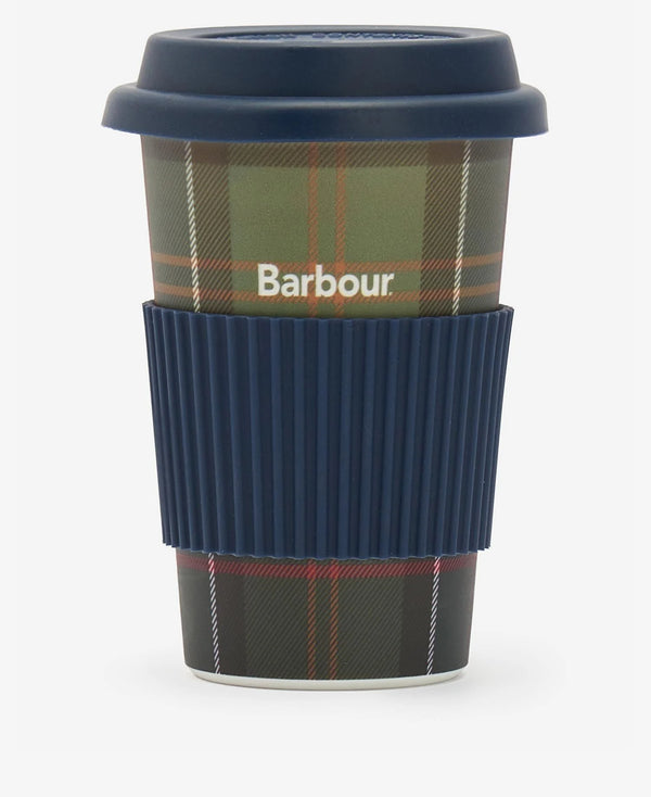 Barbour Reusable Travel Mug in Tartan