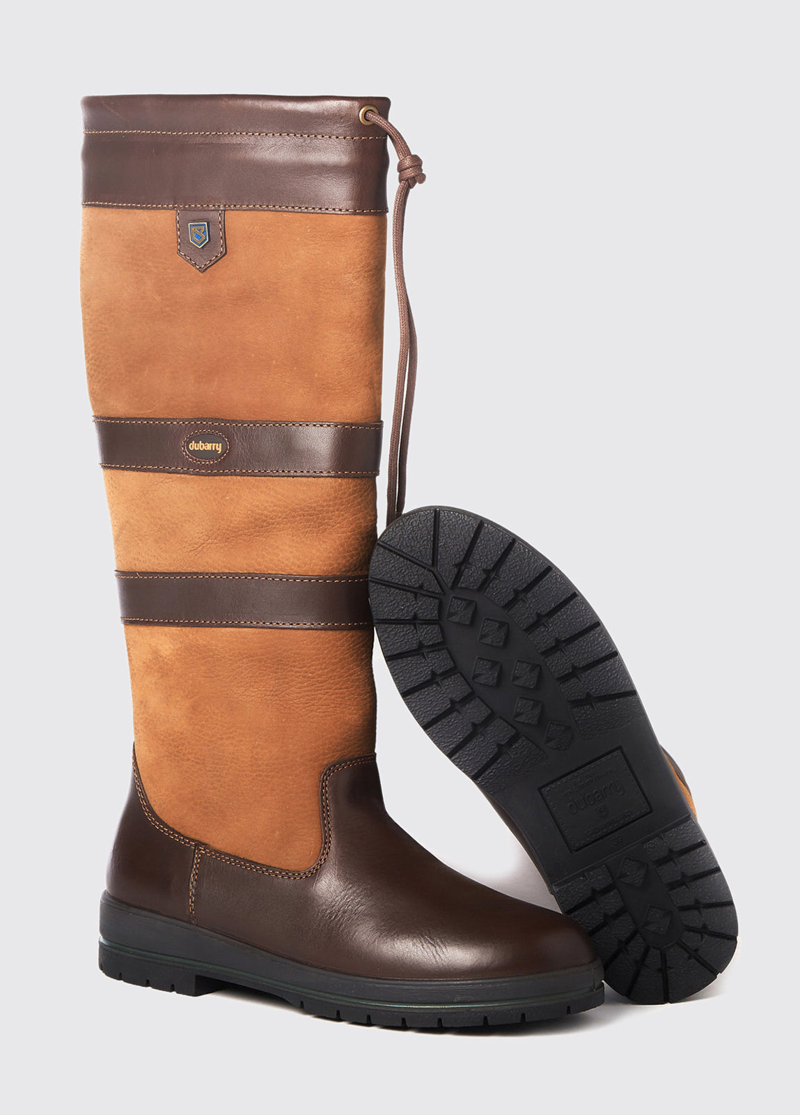 Dubarry Galway Country Boot in Brown Mahogany