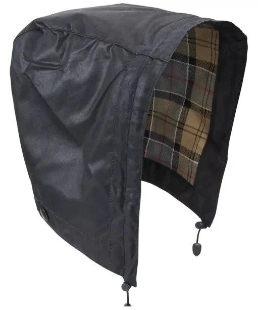 Barbour Wax Cotton Hood in Navy – Eric Spencer - Main Image