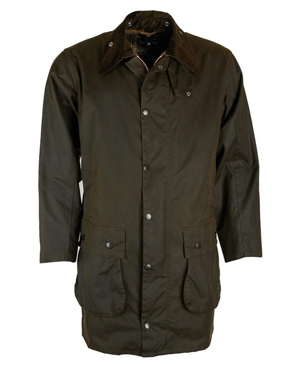 Barbour Men's Classic Northumbria Waxed Jacket in Olive